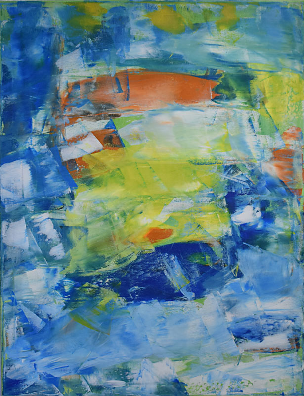 Gemälde 50x70 cm, Acryl auf Leinwand, Unikat, 2025-05 #001, Künstler: Krummel, M